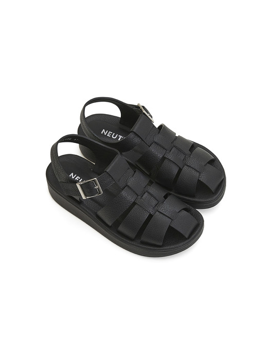 40mm Athena Fisherman Sandal (Black)