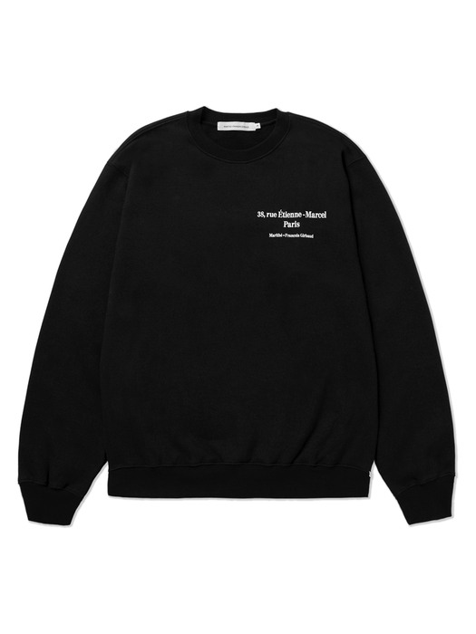 MARITHE L ADRESSE SWEATSHIRT black