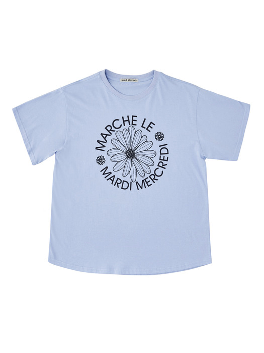 [EXCLUSIVE] TSHIRT - MARCHE LOGO - SKY NAVY