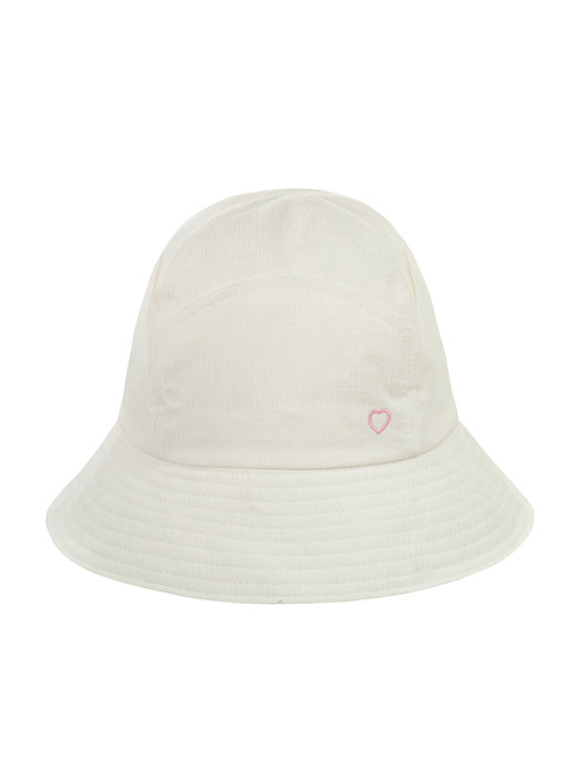 white love bucket hat