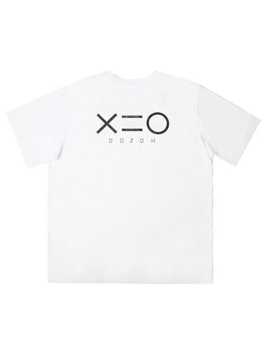 BLK X=O T-SHIRTS IN WHITE