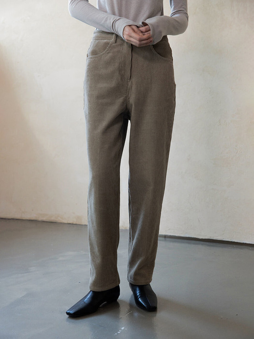 corduroy pants (Mocha)