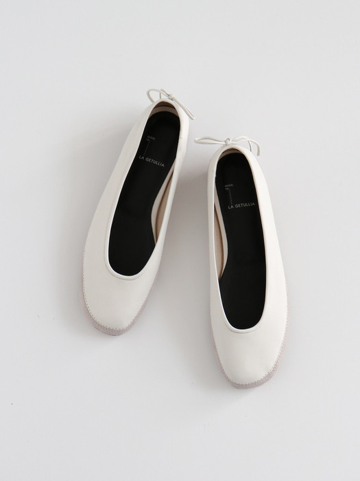 Riddon Fiit 1.5cm Flats_White & Lavender