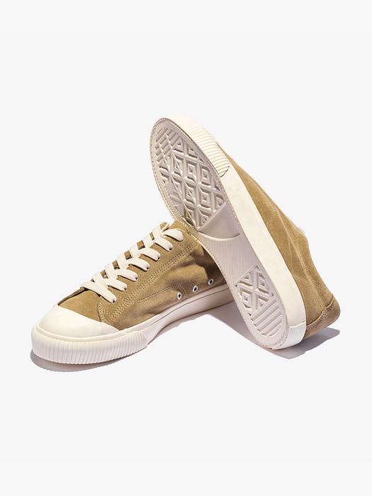 MILITARY STANDARD SUEDE _ Rock ivory