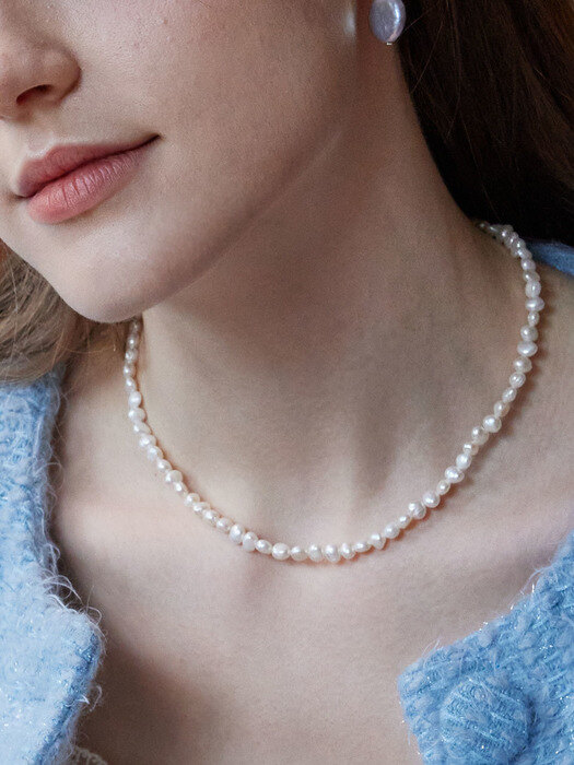 Molly Pearl Necklace _ 925silver