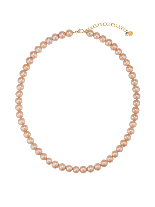 Natural Pink Freshwater Pearl Necklace_NZ1200