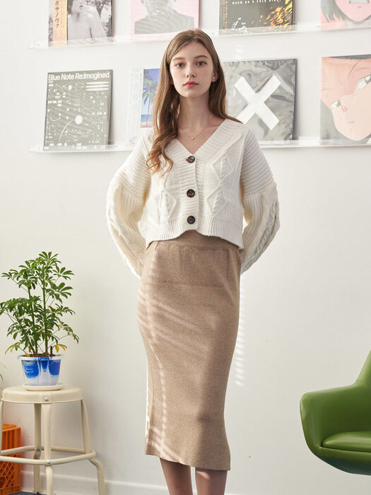 Clone Knit Long Skirt (3color)