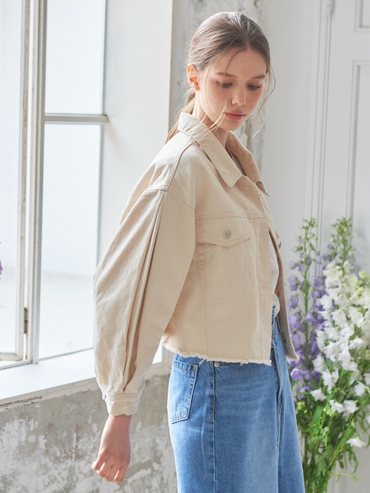 planet-109 puff sleeve jacket_natural