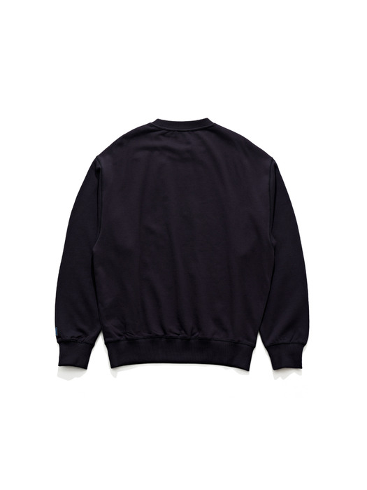 SYMBOL EMBROIDERY SWEATSHIRT / NAVY