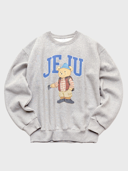 【 PROJECT】Camping Bear Sweatshirt Bear Camping Sweatshirt, Bear Sweater, Camping Theme Gift
