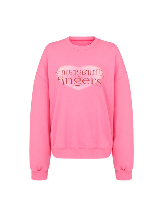 HEART BLUSH SWEAT SHIRT (PINK)