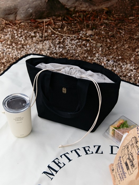 [단독]market bag (picnic) - black