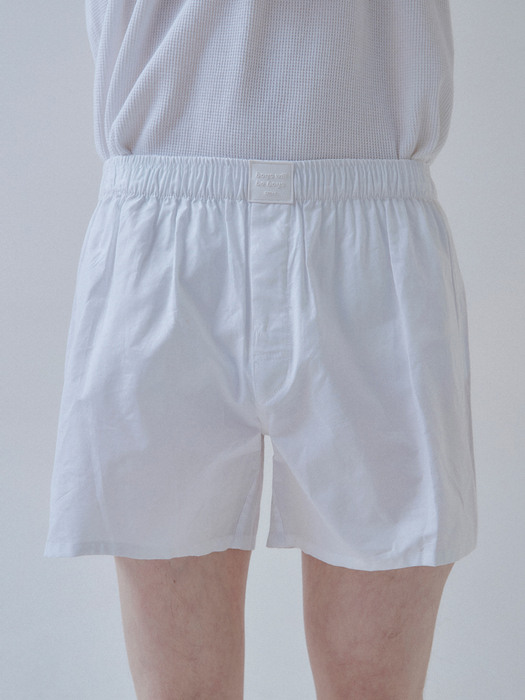 CLASSIC WOVEN EASY SHORTS WHITE