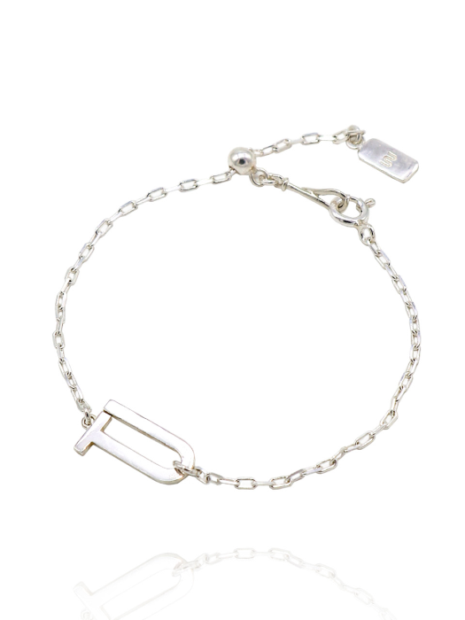 Signature Flat Silver Bracelet Ib211 [Silver]