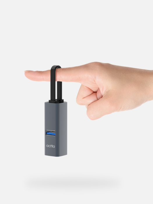 USB 3.2 5TB 지원 3포트 미니 멀티 허브 HUB-52