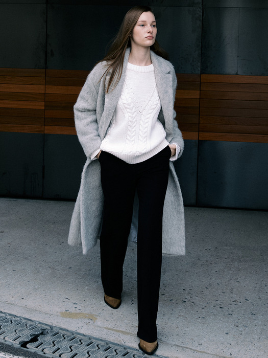 [Day-Wool] Semi-Wide Winter Trousers_3color