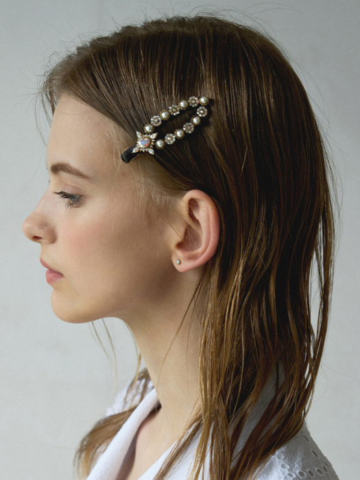 Royal Floral Pearl Hairpin