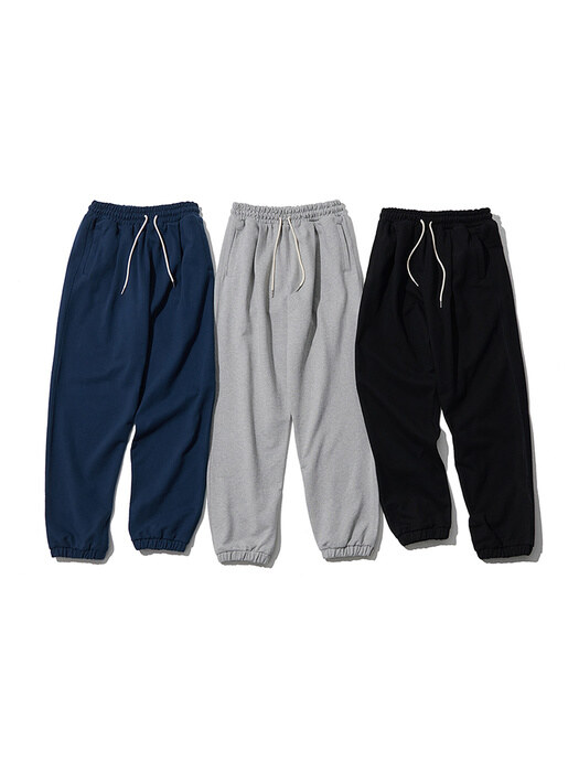 1-Tuck Sweatpants Navy