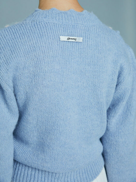 [HAND MADE] HELEN CARDIGAN - Blue