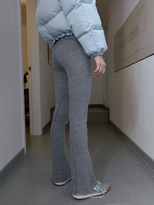 LINE POINT LEGGINGS PANTS (GREY)