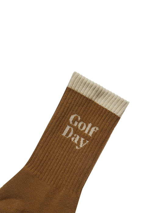 Golfday Socks - Brown