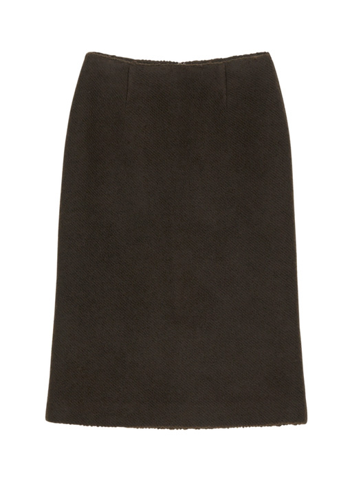 [EXCLUSIVE] Allie pencil skirt (Dark brown)