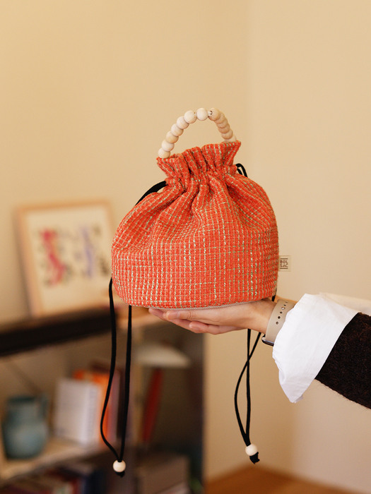 【BOLSAC】poppy bucket bag _ antique orange 볼삭]poppy bucket bag _ antique orange