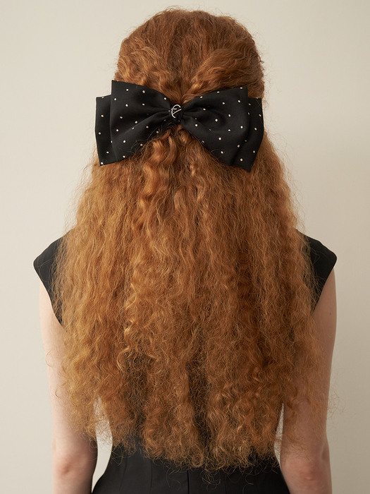 Dot Double Hair Ribbon