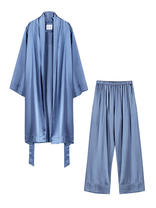 visionary robe & pants - blue