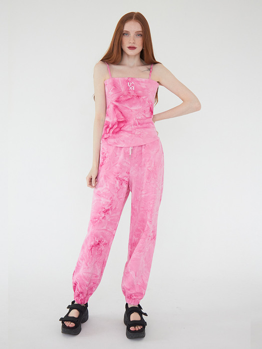  Marble jogger pants (Pink)