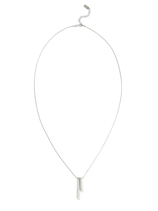 double stick pendant necklace