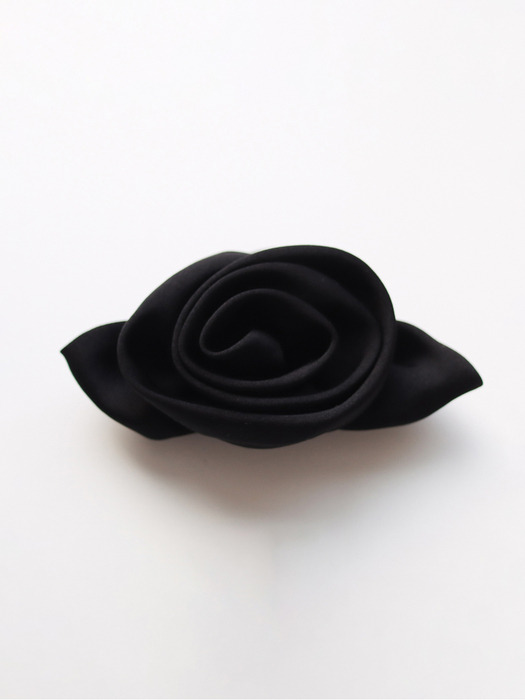 ROSE CHOU with leaves hair tie_black