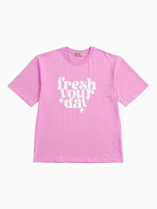 FRESH LOGO TEE PINK