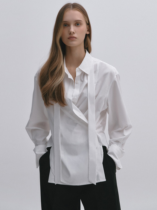 Tie Wrap Shirt OFF WHITE