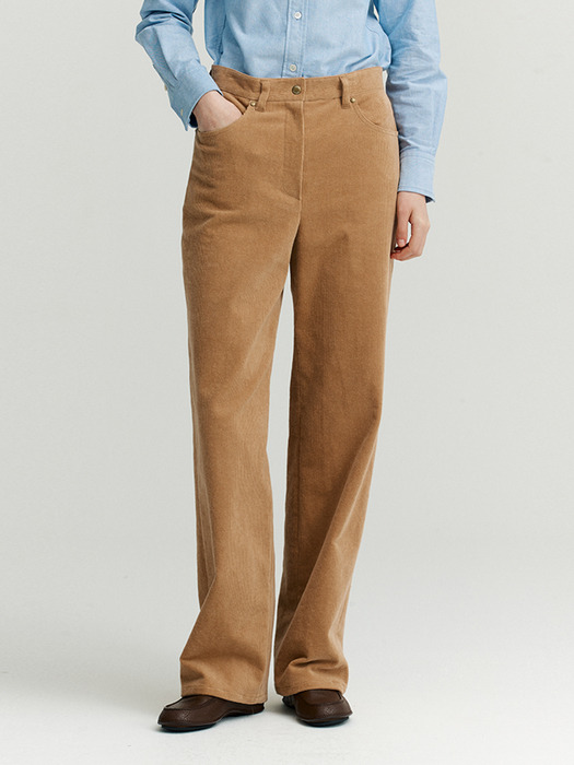 PREP CORDUROY STRAIGHT PANTS_CAMEL [U3F0P31072]