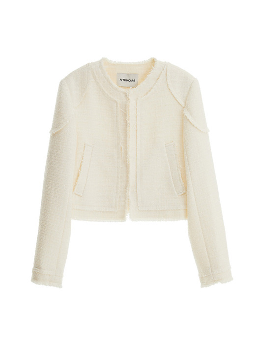 RACER TWEED JACKET (IVORY)