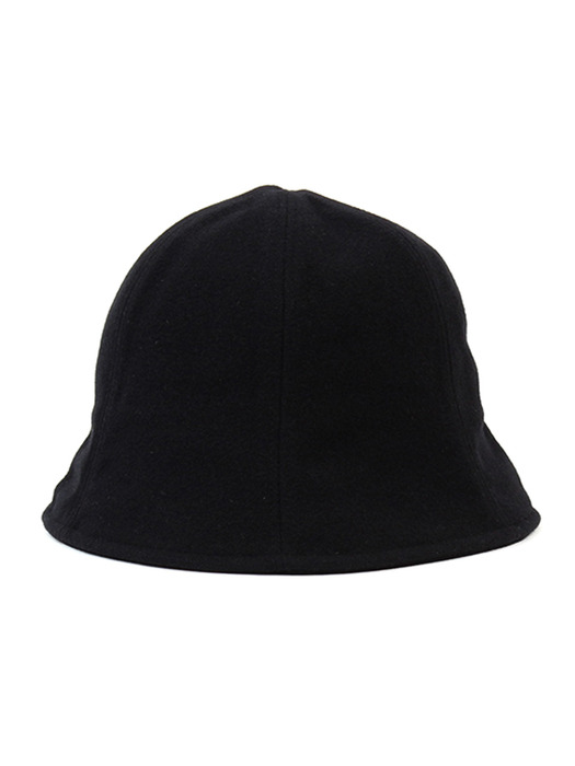 Simple Wool Black Bucket Hat 울버킷햇