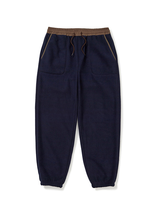 [23FW clove] Sherpa Fleece Pants_Men (Navy)