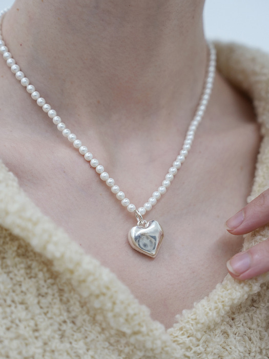 [SILVER 925] HOLIDAY HEART NECKLACE 03