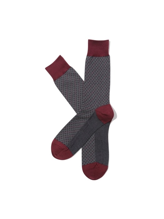 formal micro check socks_CALAX24213WIX