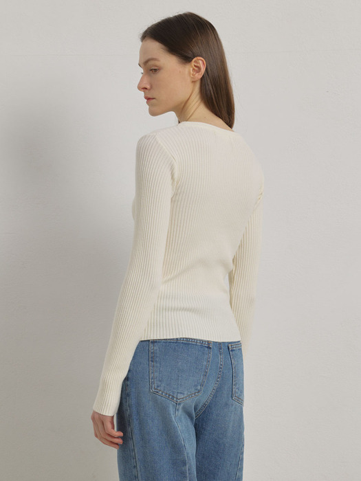 DOUBLE LAYER KNIT II (IVORY)