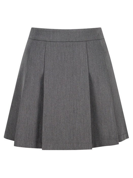 [단독][SET] PLEATS SKIRT&VEST - GRAY