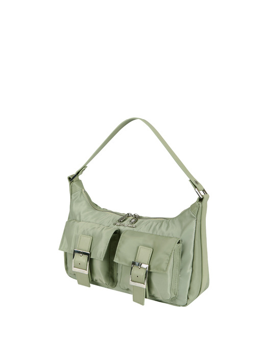 PK Hobo Bag (nylon)(green pepper)