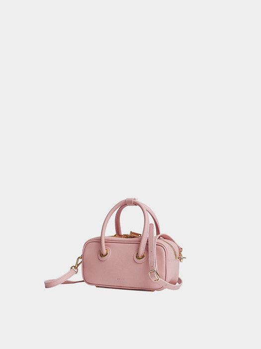 SOFT MINI BOSTON BAG, PINK