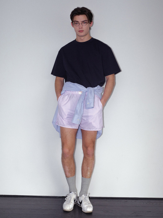 MJ S2 01 M.C UNISEX, Brief Shorts / Pink Stripe