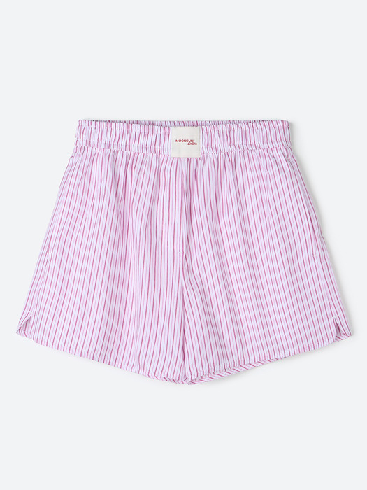 MJ S2 01 M.C UNISEX, Brief Shorts / Pink Stripe