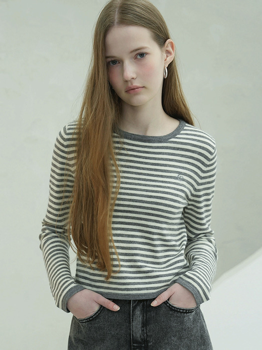 Stripe Round Knit - 3COL