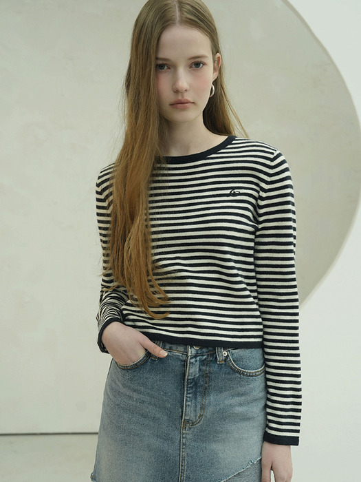 Stripe Round Knit - 3COL