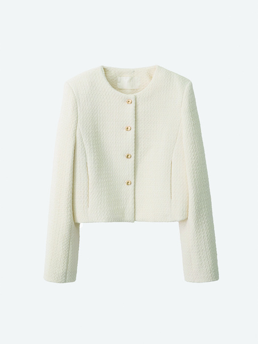 [단독] concept tweed jacket_ivory