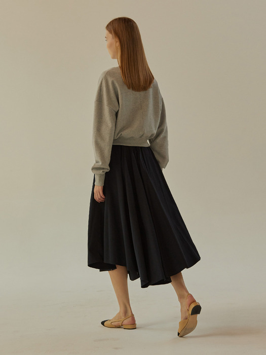 CURLY FLARE SKIRT (2colors)